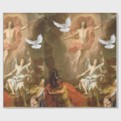 Cadeau Papier de papier de papier d'enveloppement Jésus-C (Plat)