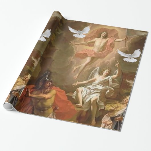 Cadeau Papier de papier de papier d'enveloppement Jésus-C (Déroulé)