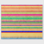 Cadeau Papier de papier de tissu Bleeding Watercolor (Plat)