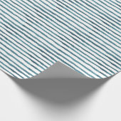 Cadeau Papier de rayure bleue (Coin)