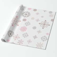 Papier de réchaudation de Noël rose