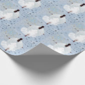 Cadeau Papier de recouvrement Angel peint et Étoiles 2 (Coin)