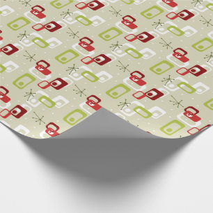 Cadeau Papier de recouvrement atomique Tiki du milieu du 