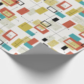 Cadeau Papier de recouvrement atomique Tiki du milieu du  (Coin)