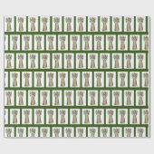 Cadeau Papier de recouvrement d'Angel Celtique Irlandais  (Plat)