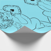 Cadeau Papier de recouvrement d'anges (Coin)