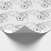 Cadeau Papier de recouvrement d'anges (Coin)