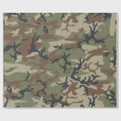 Cadeau Papier de recouvrement de camouflage (Plat)