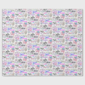 Cadeau Papier de recouvrement de collages Friends (Plat)