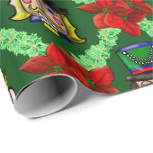 Cadeau Papier de recouvrement de craquelins (Coin rond)