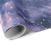Cadeau Papier de recouvrement de galaxie spatiale (Coin rond)