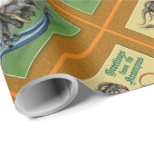 Cadeau Papier de recouvrement de Krampus (Coin rond)