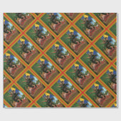 Cadeau Papier de recouvrement de Krampus (Plat)