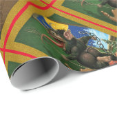 Cadeau Papier de recouvrement de Krampus (Coin rond)