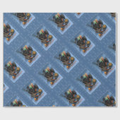 Cadeau Papier de recouvrement de Krampus (Plat)