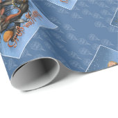 Cadeau Papier de recouvrement de Krampus (Coin rond)