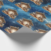 Cadeau Papier de recouvrement de la nativité (Coin)