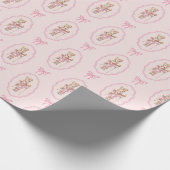 Cadeau Papier de recouvrement de noisette rose (Coin)