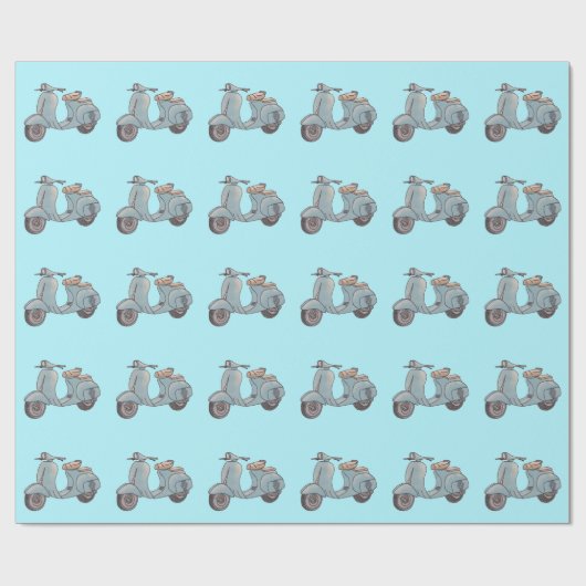 Cadeau Papier de recouvrement de scooter (Plat)