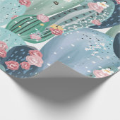 Cadeau Papier de recouvrement de surcharge de cactus (Coin)