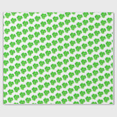 Cadeau Papier de recouvrement de trèfle (Plat)