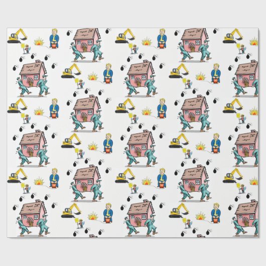 Cadeau Papier de recouvrement Déplacement (Plat)