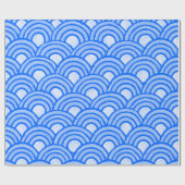 Cadeau Papier de recouvrement des échelles de Cerulean (Plat)