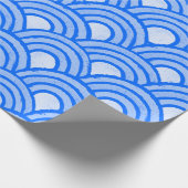 Cadeau Papier de recouvrement des échelles de Cerulean (Coin)