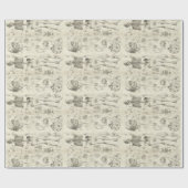 Cadeau Papier de recouvrement d'illustrations Médicales V (Plat)