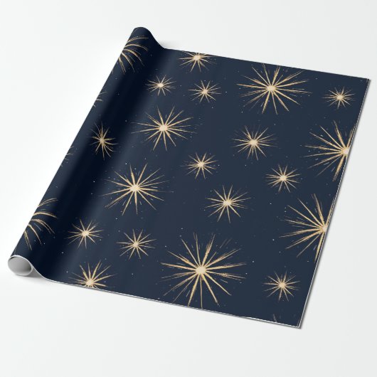 Cadeau Papier de recouvrement d'image étoile (Déroulé)