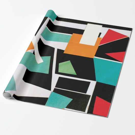 Cadeau Papier de recouvrement géométrique (Déroulé)