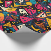 Cadeau Papier de recouvrement géométrique Abstrait (Coin)