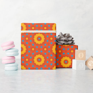 Cadeau Papier de recouvrement géométrique Whimsical