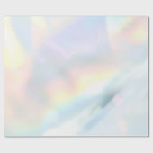 Cadeau Papier de recouvrement holographique | Luxueux Mar (Plat)