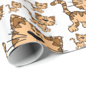 Cadeau Papier de recouvrement Kitten (Coin rond)