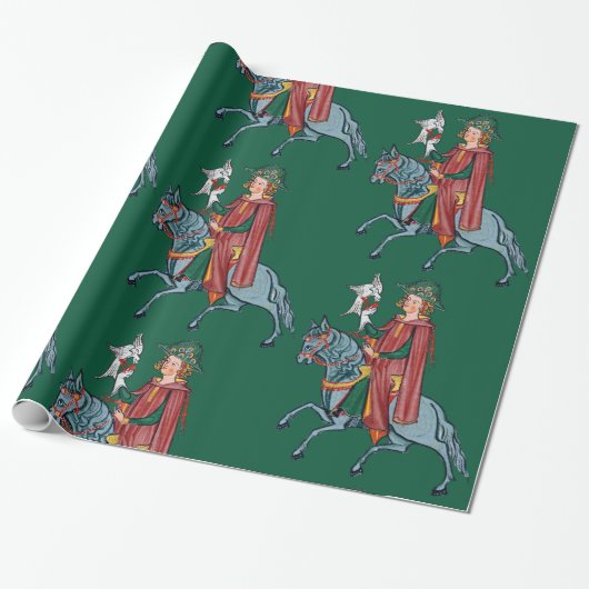 Cadeau Papier de recouvrement médiéval (Déroulé)