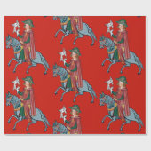 Cadeau Papier de recouvrement médiéval (Plat)