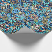 Cadeau Papier de recouvrement nautique (Coin)