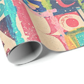 Cadeau Papier de recouvrement ou de découpage (Coin rond)