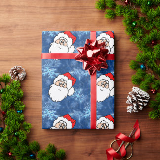 Cadeau Papier de recouvrement père Noël Snow BG