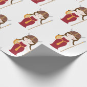 Cadeau Papier de recouvrement - Princesse guerrière vikin (Coin)