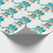 Cadeau Papier de recouvrement - Robo intelligent (Coin)