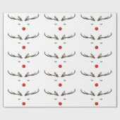 Cadeau Papier de recouvrement Rudolph (Plat)