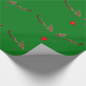 Cadeau Papier de recouvrement Rudolph 3 (Coin)