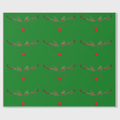 Cadeau Papier de recouvrement Rudolph 3 (Plat)