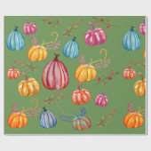 Cadeau Papier de recouvrement rustique coloré (Plat)