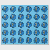 CADEAU PAPIER DE RÉCUPÉRATION DE ROBOT FUNNY (Plat)