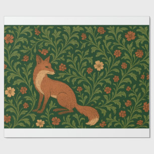 Cadeau Papier de soie Cottagecore Style Morris Renard For