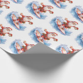 Cadeau Papier de surf Père Noël Wrapping (Coin)