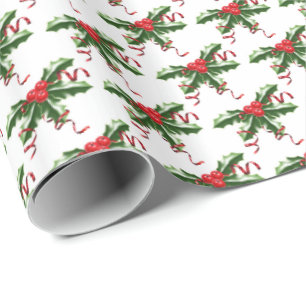 Cadeau Papier de toilette de vacances-Holly